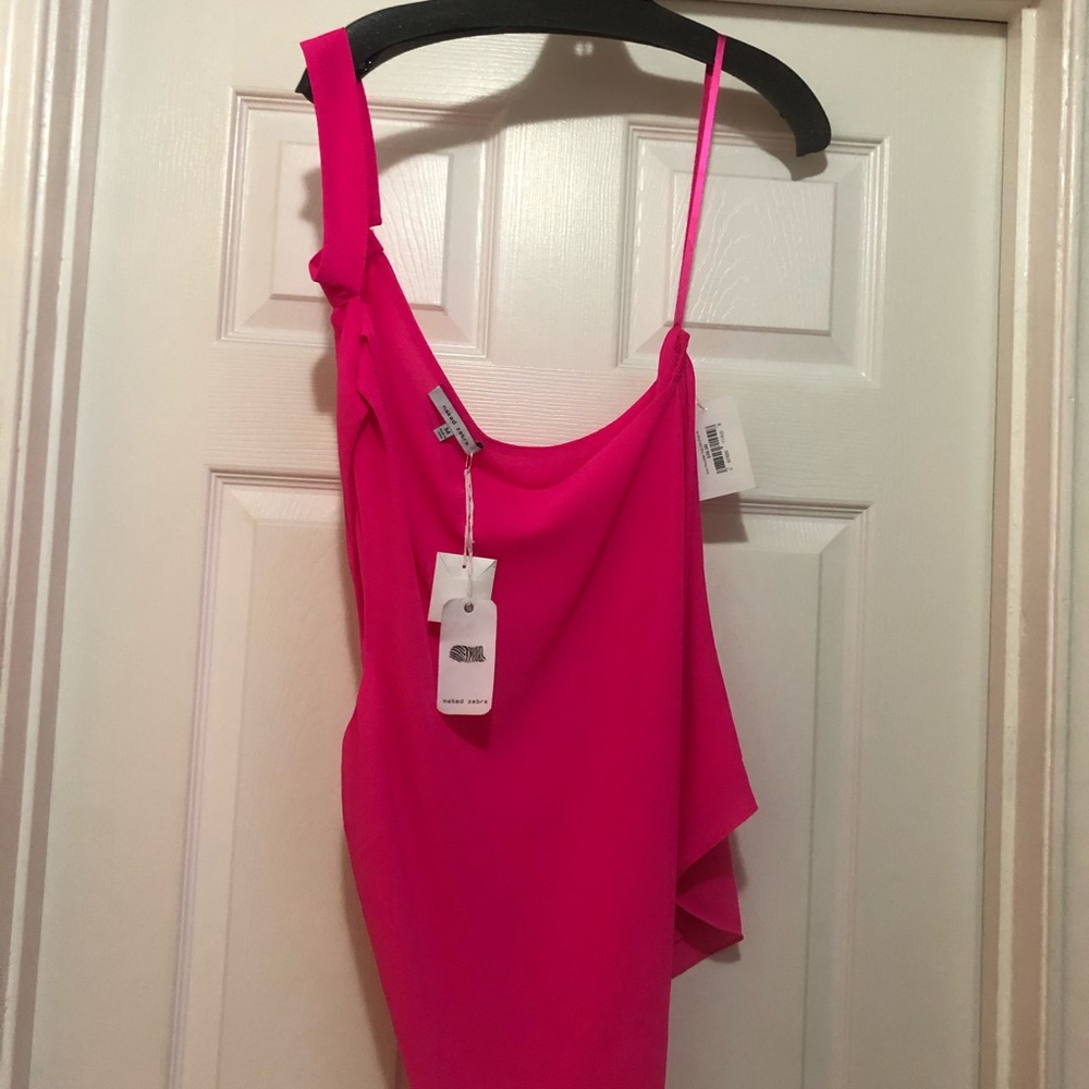 Off shoulder Naked Zerbra boutique top